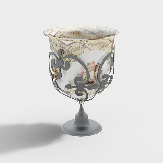 Vintage Vase 3D model - Low Poly Design
