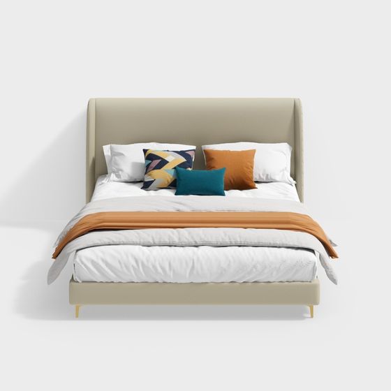 Urban Comfort Bed 3D model