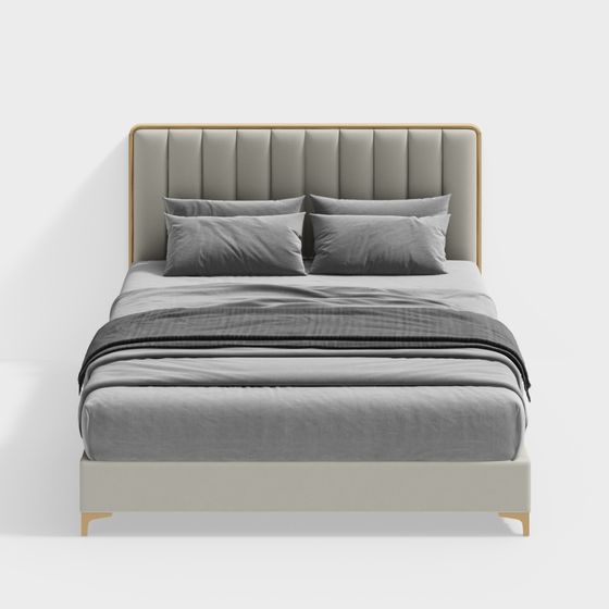 Urban Comfort Bed 3D model