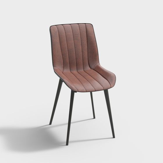 Unique Low-Poly Chair 3D model for Modern and Retro Styles