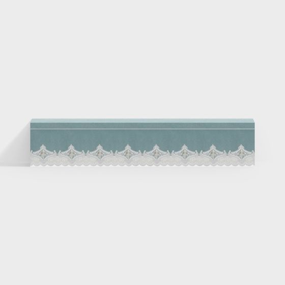 Lace Border Shelf 3D model