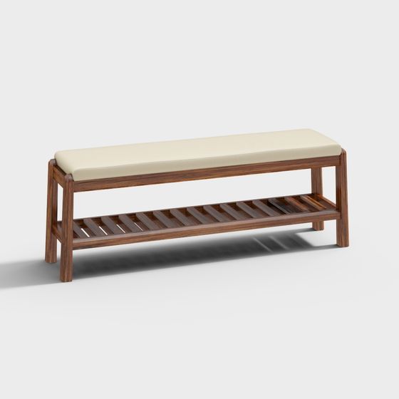 Urban Bench 3D model