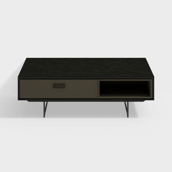 Chic Urban TV Cabinet 3D model for Modern Interiors