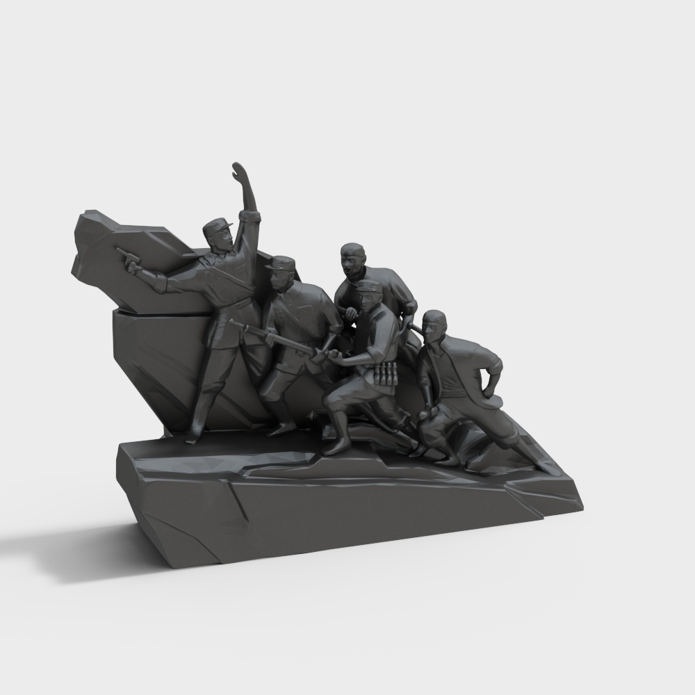 Revolutionary Warrior 3D Model