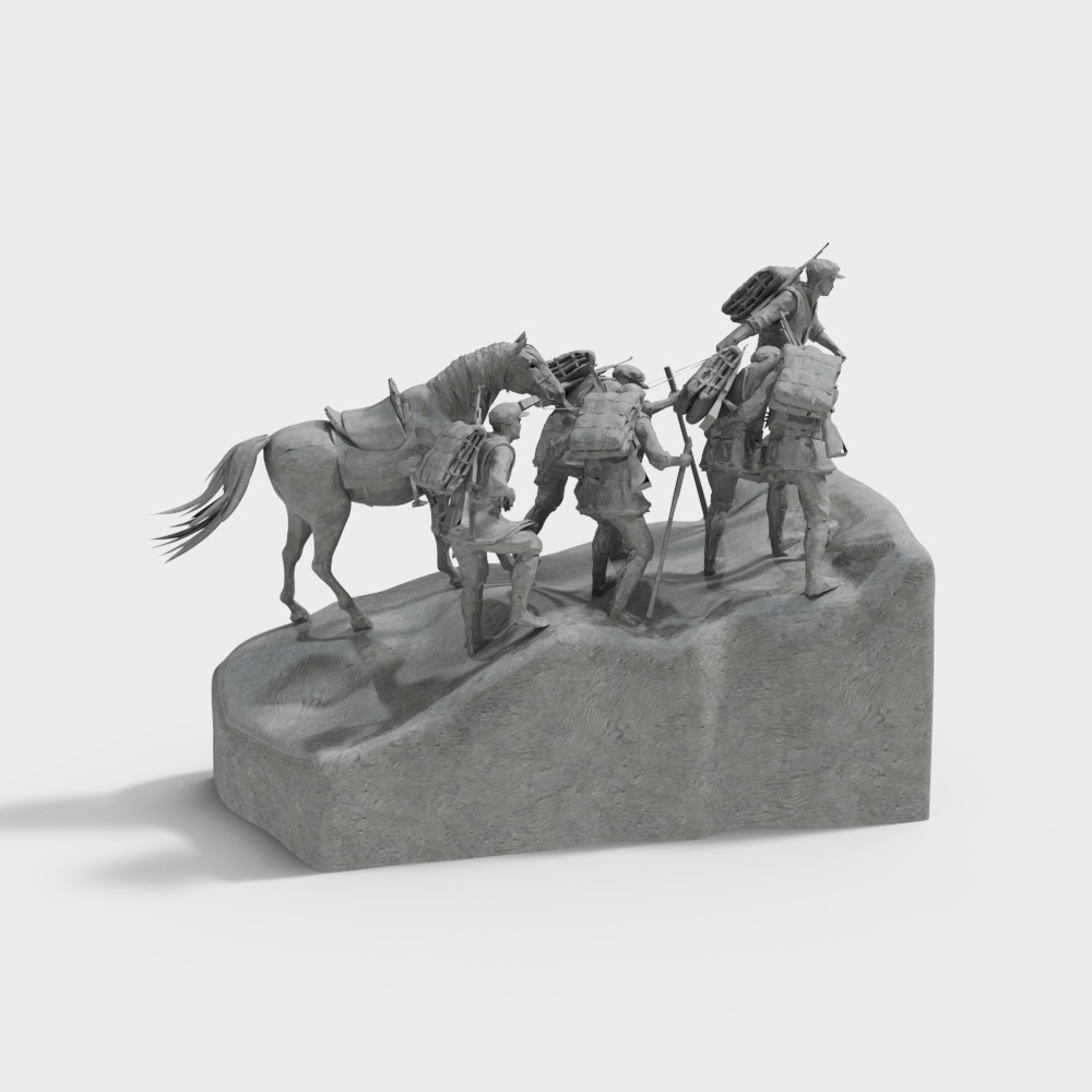 modern climbing sculpture