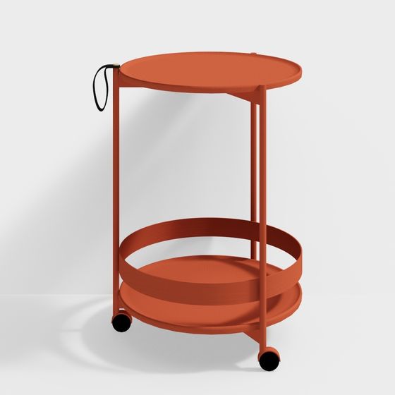 Sleek Urban Cart 3D model for Modern Interiors