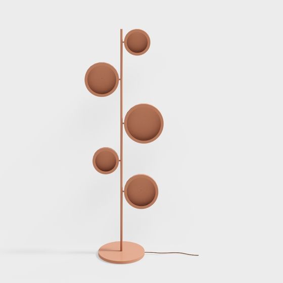 Sphere Tree 3D Model Lighting Design