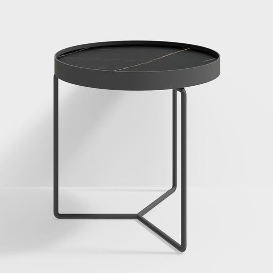 Geometric Charm Side Table 3D model