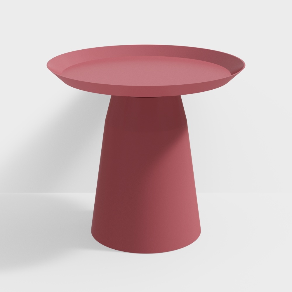 Proud side table - 21 model - crimson