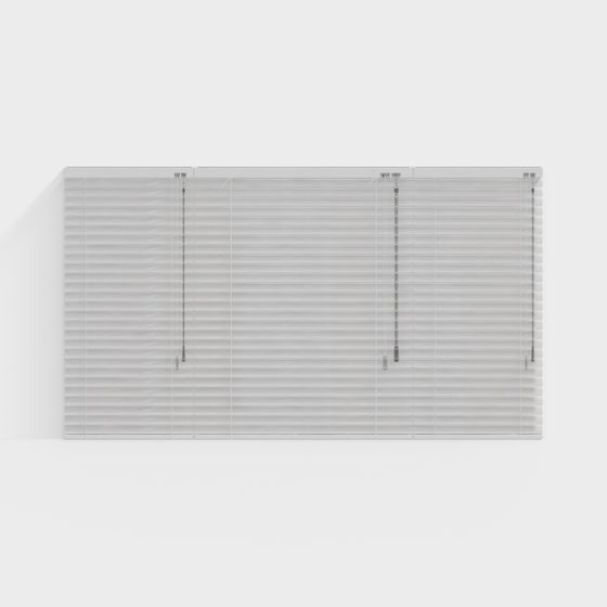 Elegant Louvered Shutter 3D Model for Creative Projects