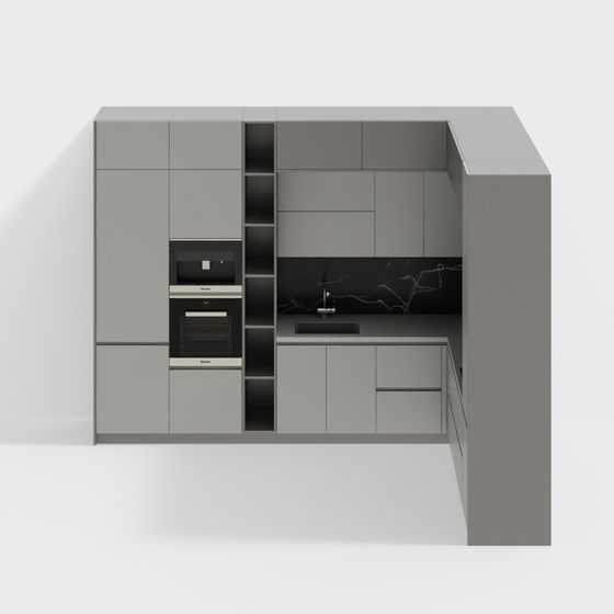 현대 주방 캐비닛 조합