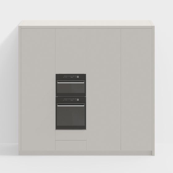 Urban Kitchen Cabinet 3D model