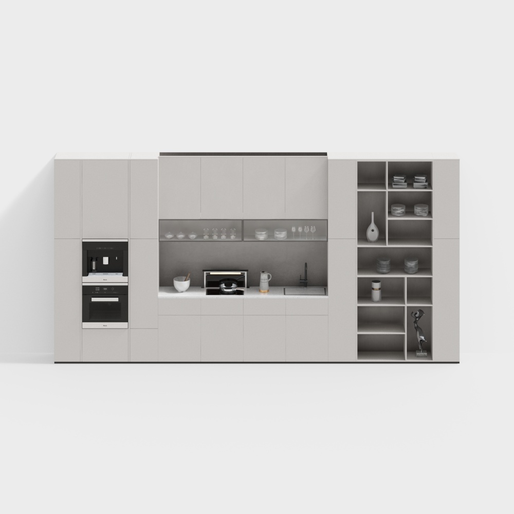 현대적인 주방 캐비닛