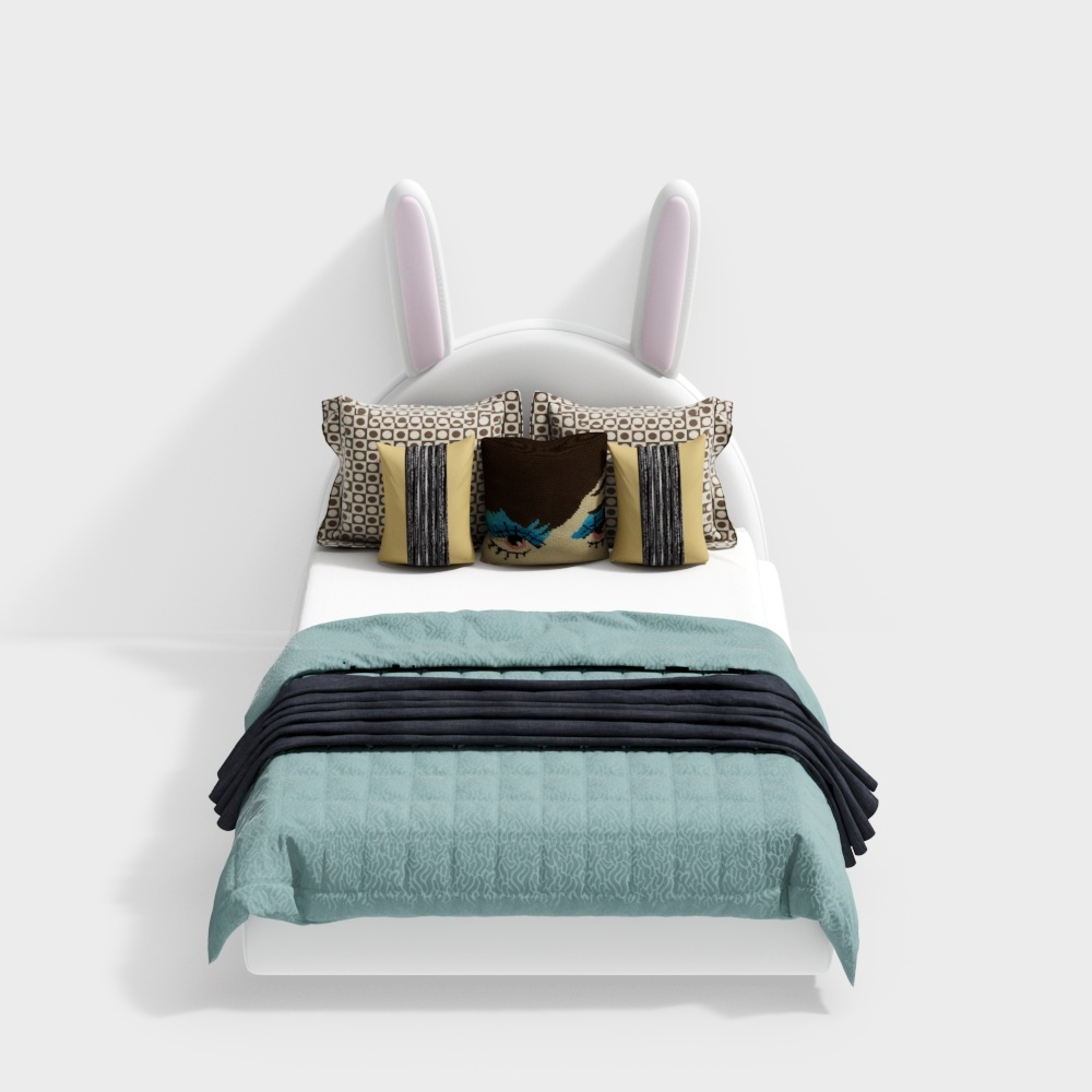 Lit de lapin rouge net TZC-C001-1 m2