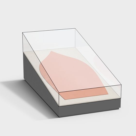 Transparent Display Box 3D model
