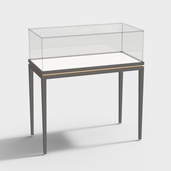 Elegant Showcase Display Cabinet 3D model