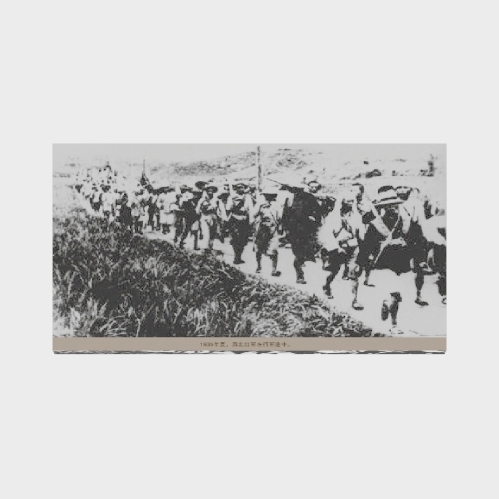 Modern Red Memorial Pattern Decoration Painting