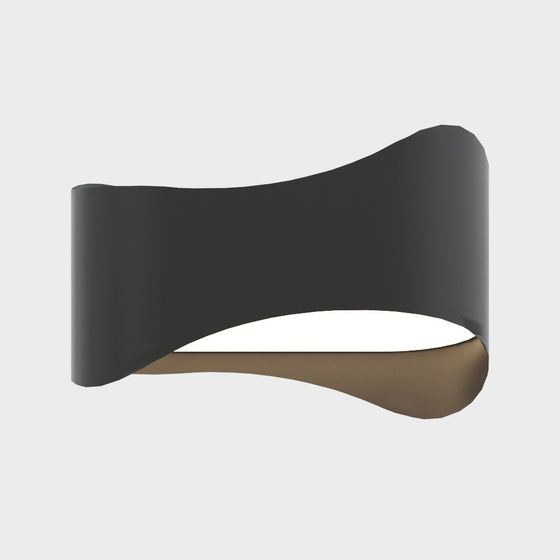 Stylish Curved Low-Poly 3D Model for Creative Projects