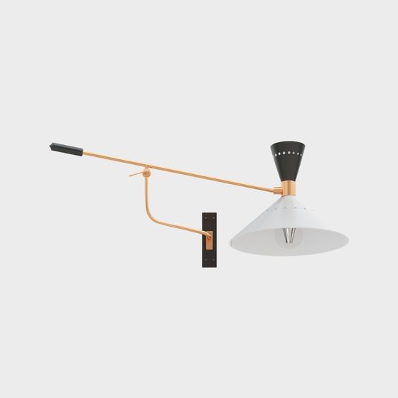 Elegant Low-Poly 3D Model Light Fixture