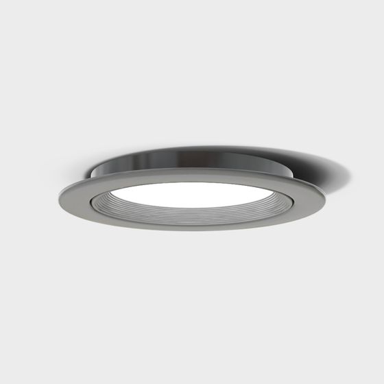 Minimalist Ring Pendant Light 3D model