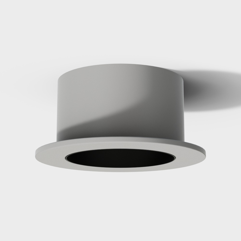modern white light fixture