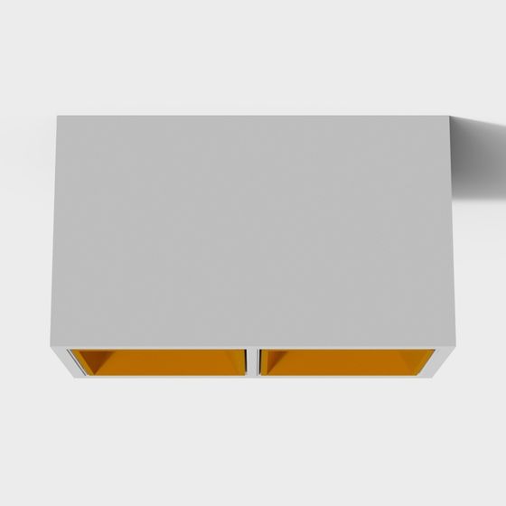 Projecteur encastré blanc et rouge moderne