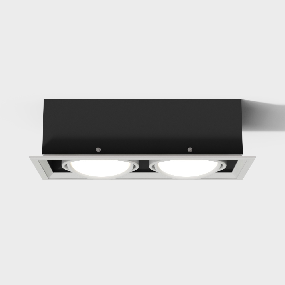 현대 더블 화이트 스포트라이트 다운라이트