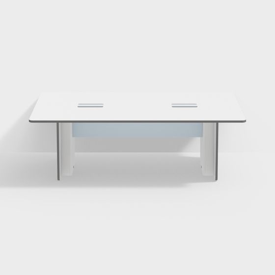 Minimalist Office Desk 3D model