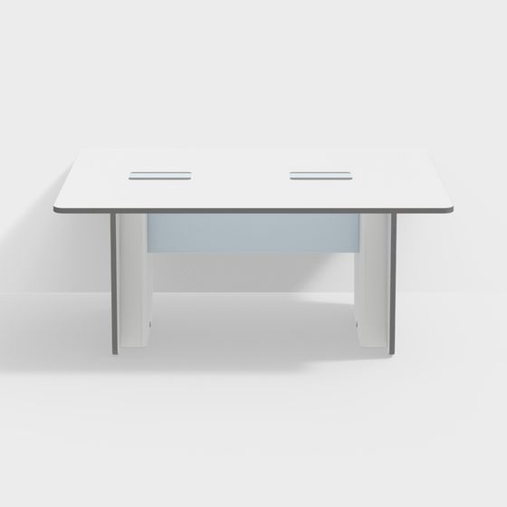 Minimalist Office Desk 3D model