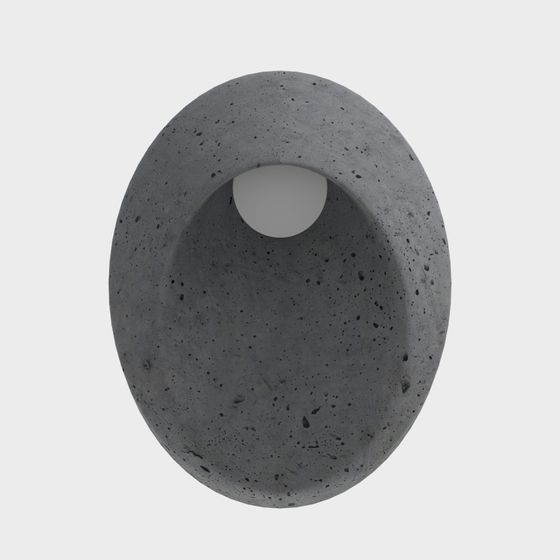 Stylish Concrete Ring Sculpture 3D model for Inspiration