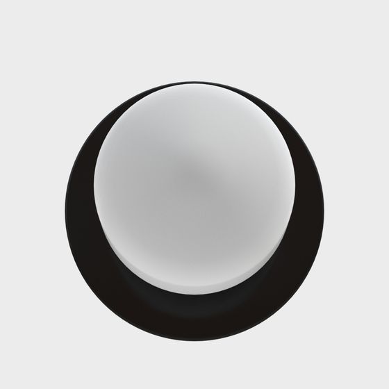 Sphere Reflection Low-Poly 3D model for Modern Designs