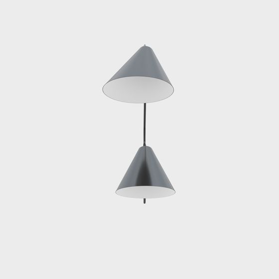 Geometric Low-Poly 3D Model Light Fixture