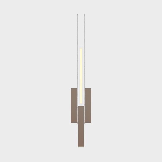 Futuristic Minimalist Wall Light 3D model