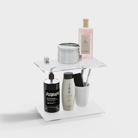 ชั้นวางอุปกรณ์ห้องน้ำสมัยใหม่