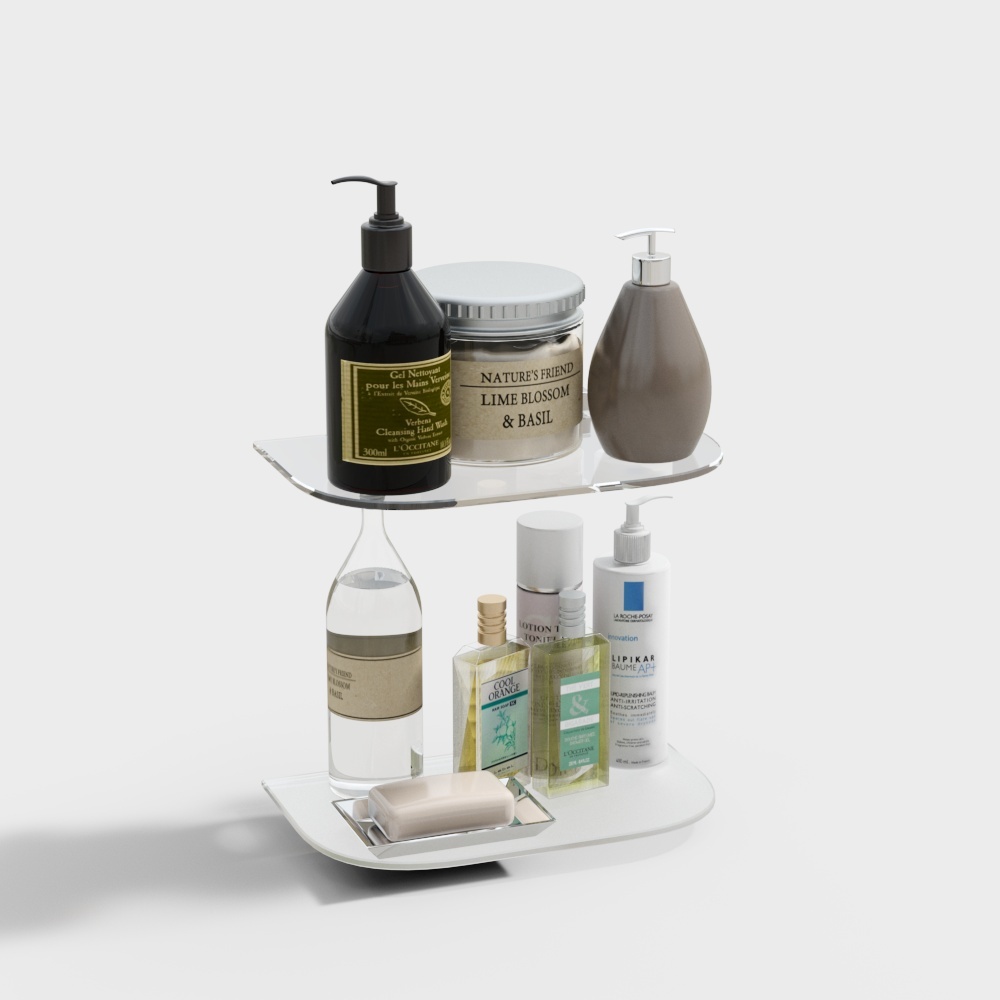 Modern bathroom hardware bath rack