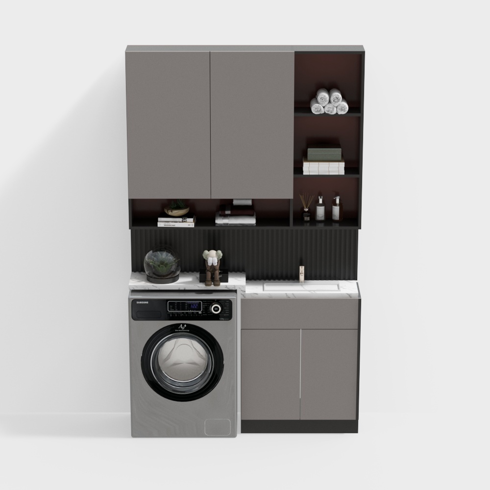 Washer cabinet