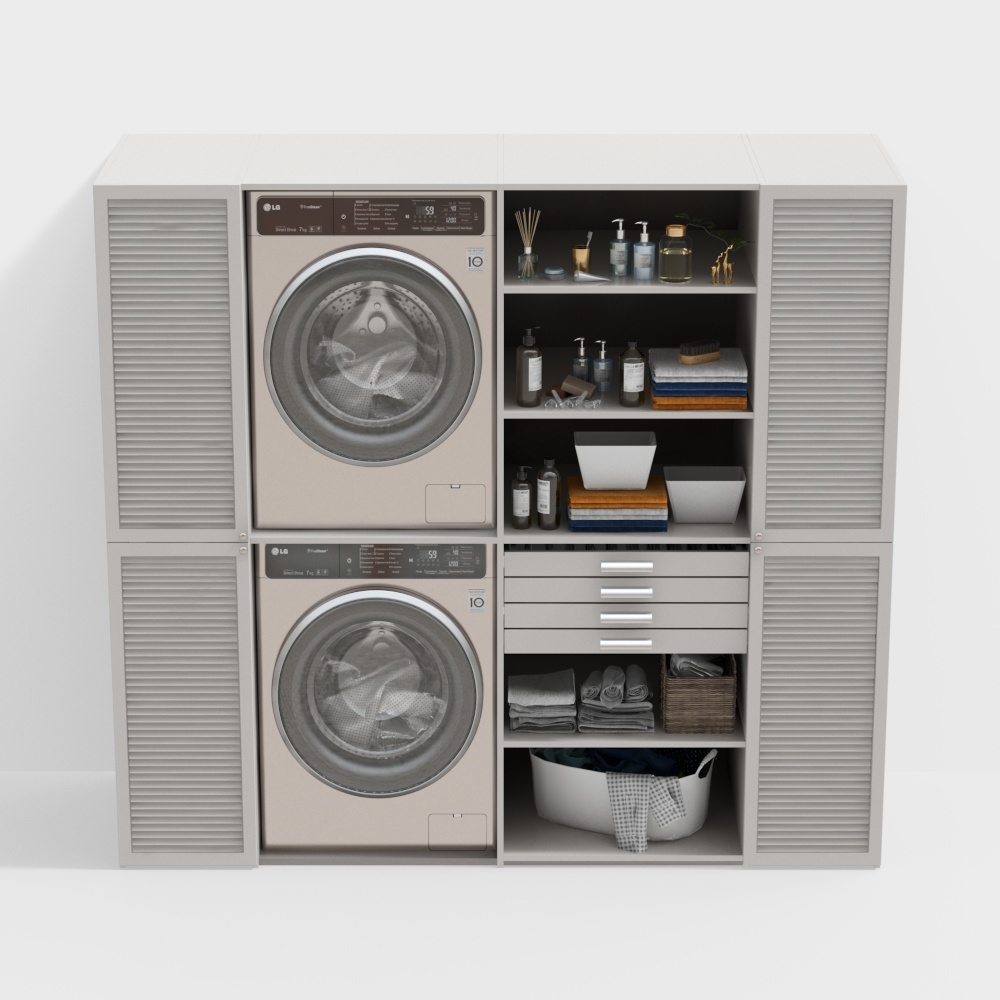 Washer cabinet