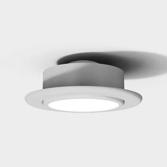 Stylish Embedded Downlight 3D model