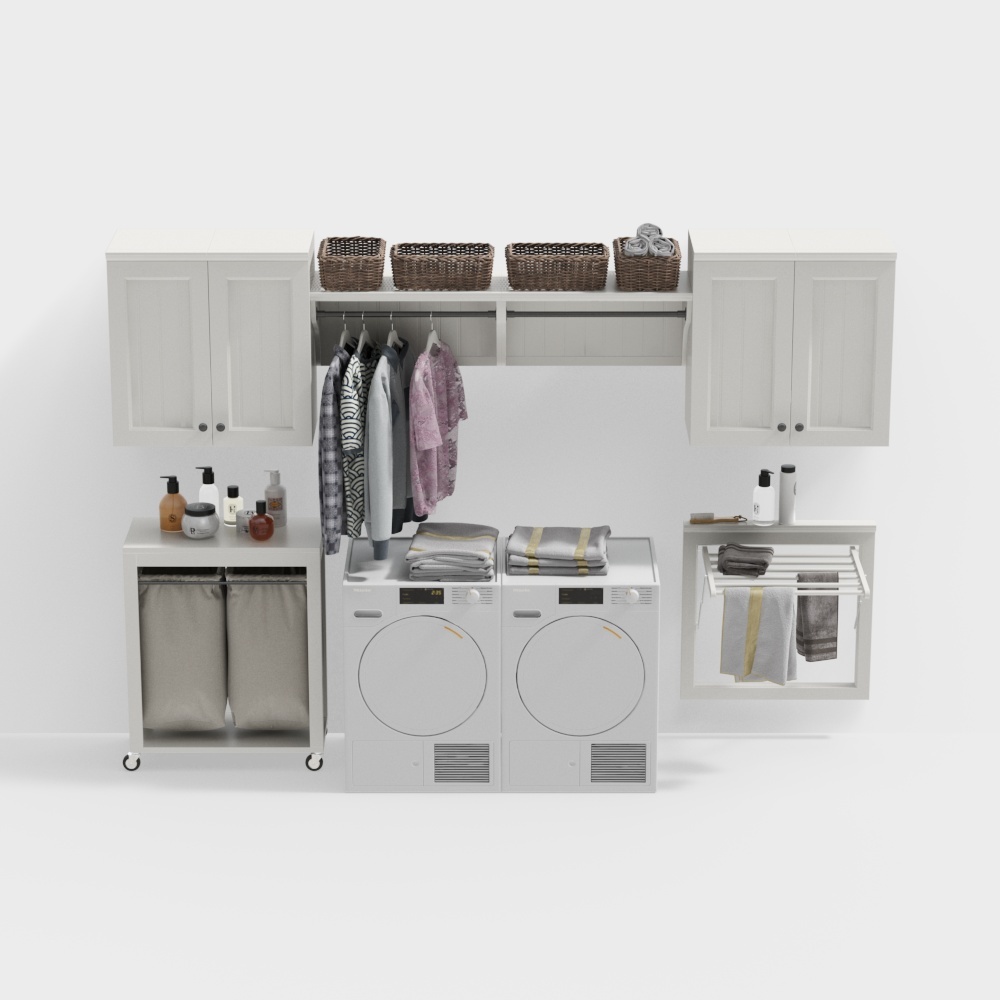 Washer cabinet