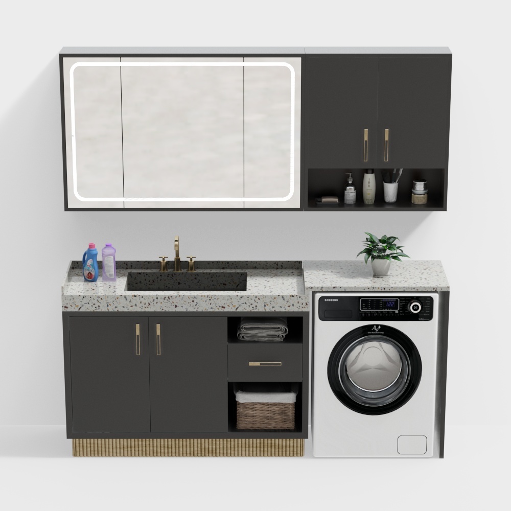 Washer cabinet