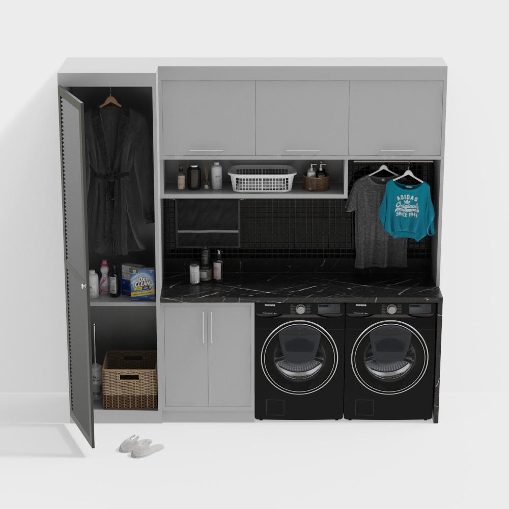 Washer cabinet