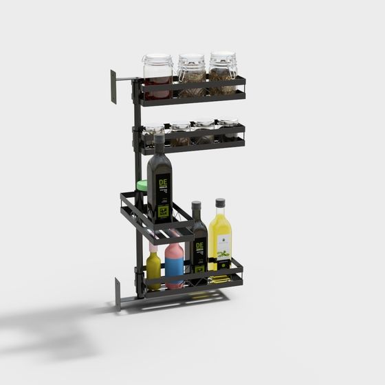 Étagère de rangement en métal moderne