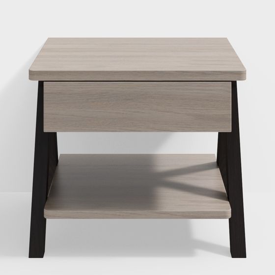 Modern City Corner Side Table 3D model