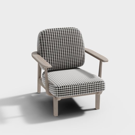 Houndstooth Armchair 3D Model