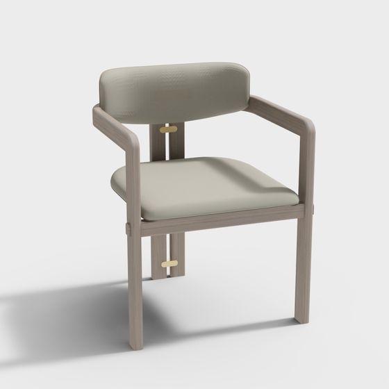 Urban Comfort Chair 3D model for Stylish Interiors