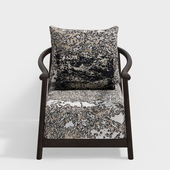 Cozy Retreat 3D Model Armchair