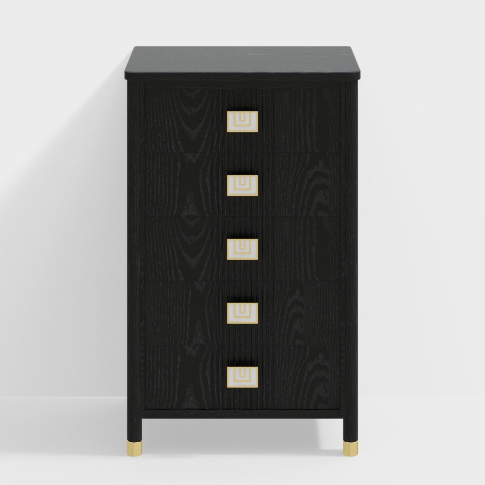 Art Deco Nightstand 3D model