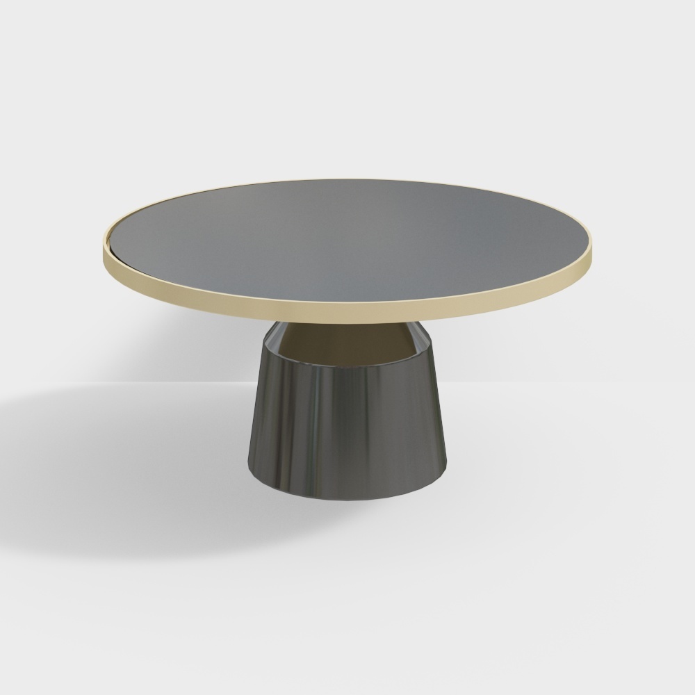 Notting Hill - NH1973 DJ - Marble Round Coffee Table