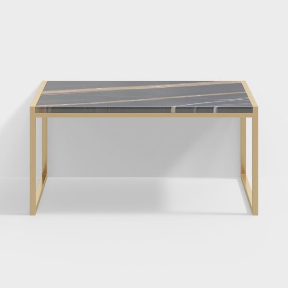 Minimalist Marble Table 3D model