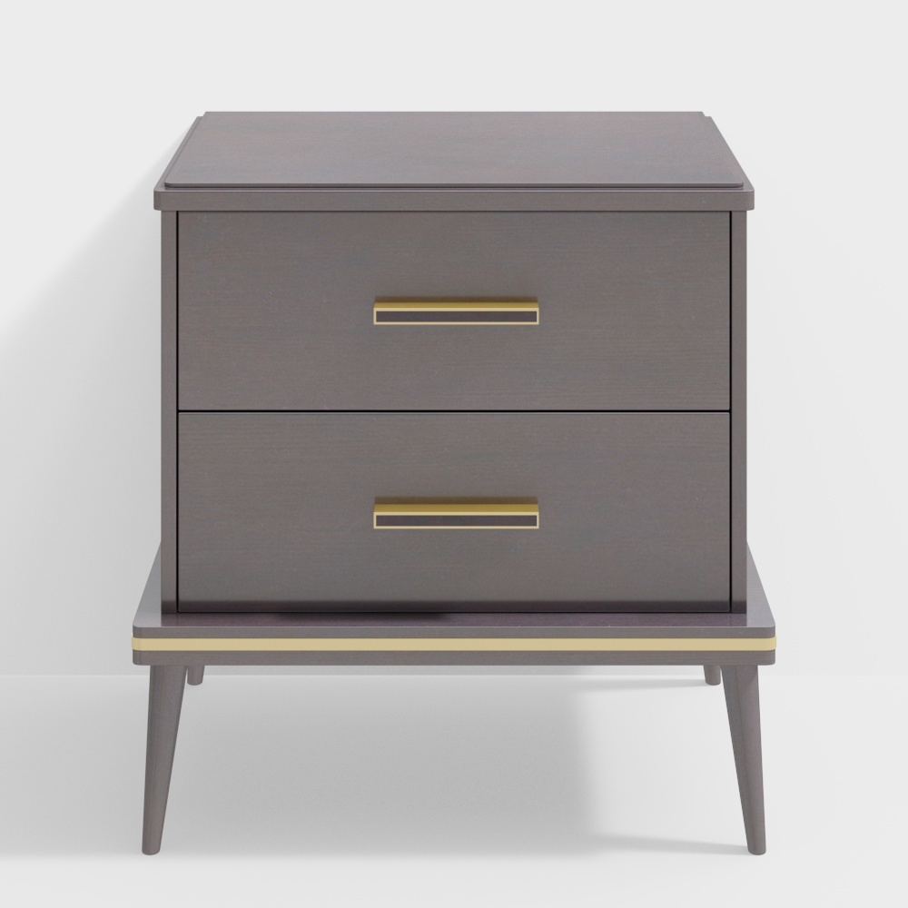 Notting Hill - NH1871S - Two draw bedside tables